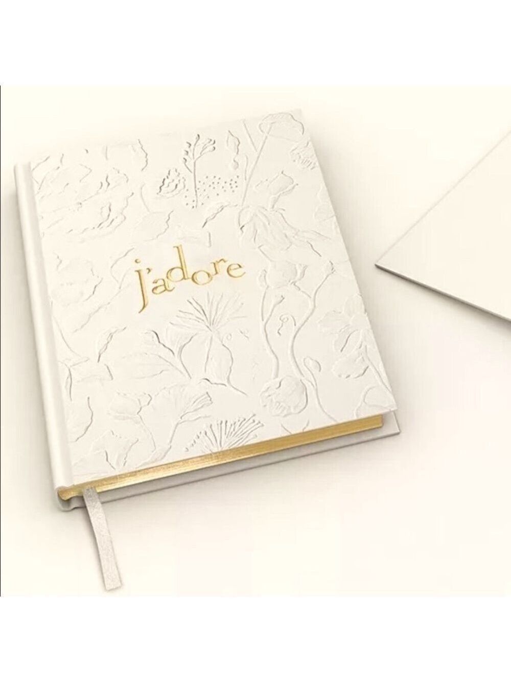 Christian Dior J’adore Floral Notebook White Golden Authentic